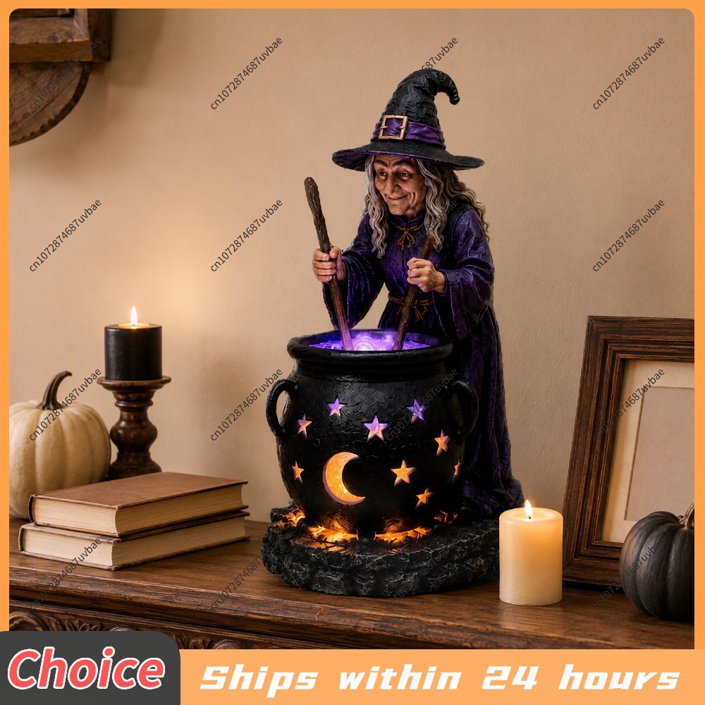 Solar Powered Halloween Witch  - Outdoor Lighting Ip65 评论和价格
