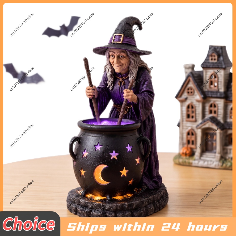 Solar Powered Halloween Witch  - Outdoor Lighting Ip65 评论和价格