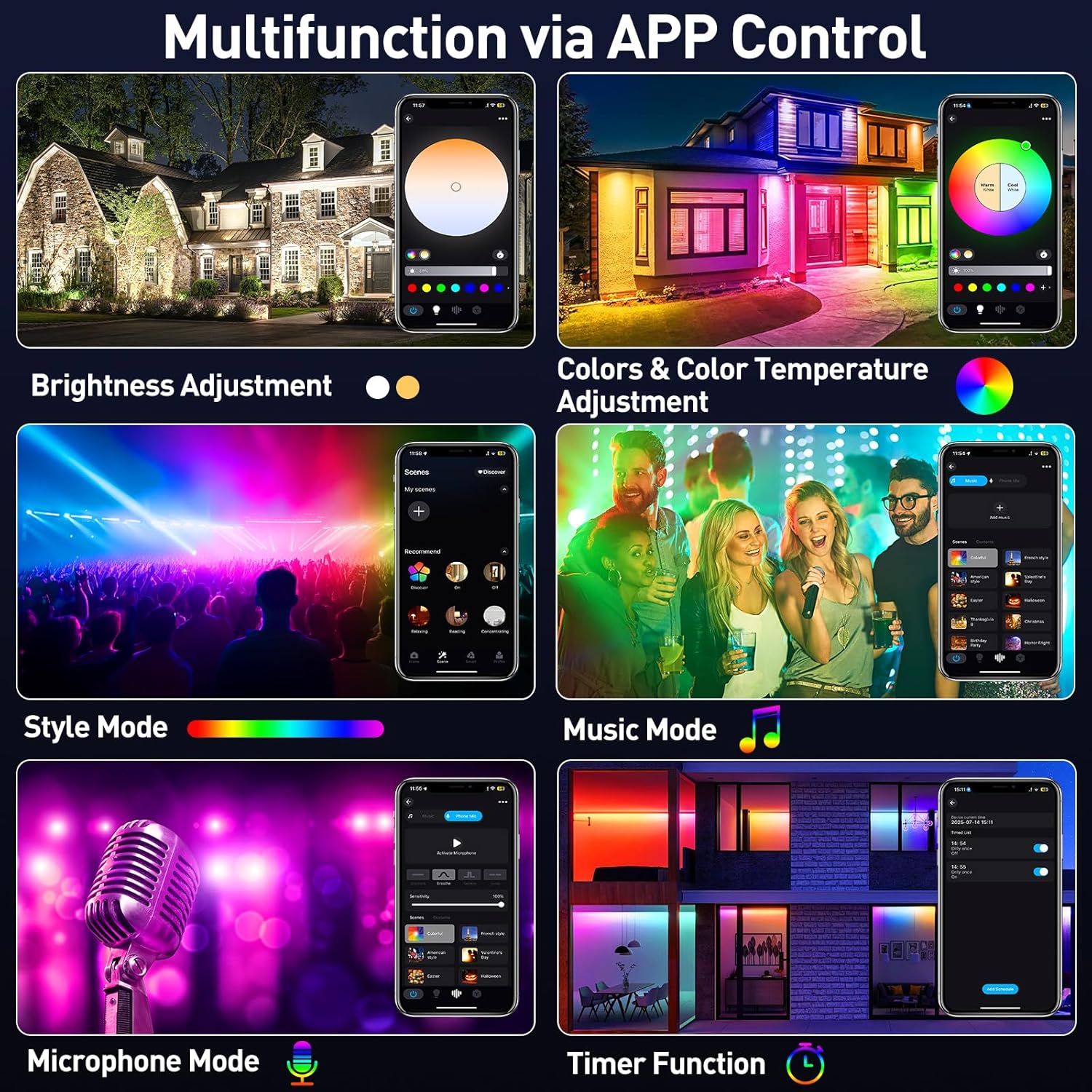 50/72W RGB LED Floodlight Bar  - Outdoor Lighting Uk 评论和价格