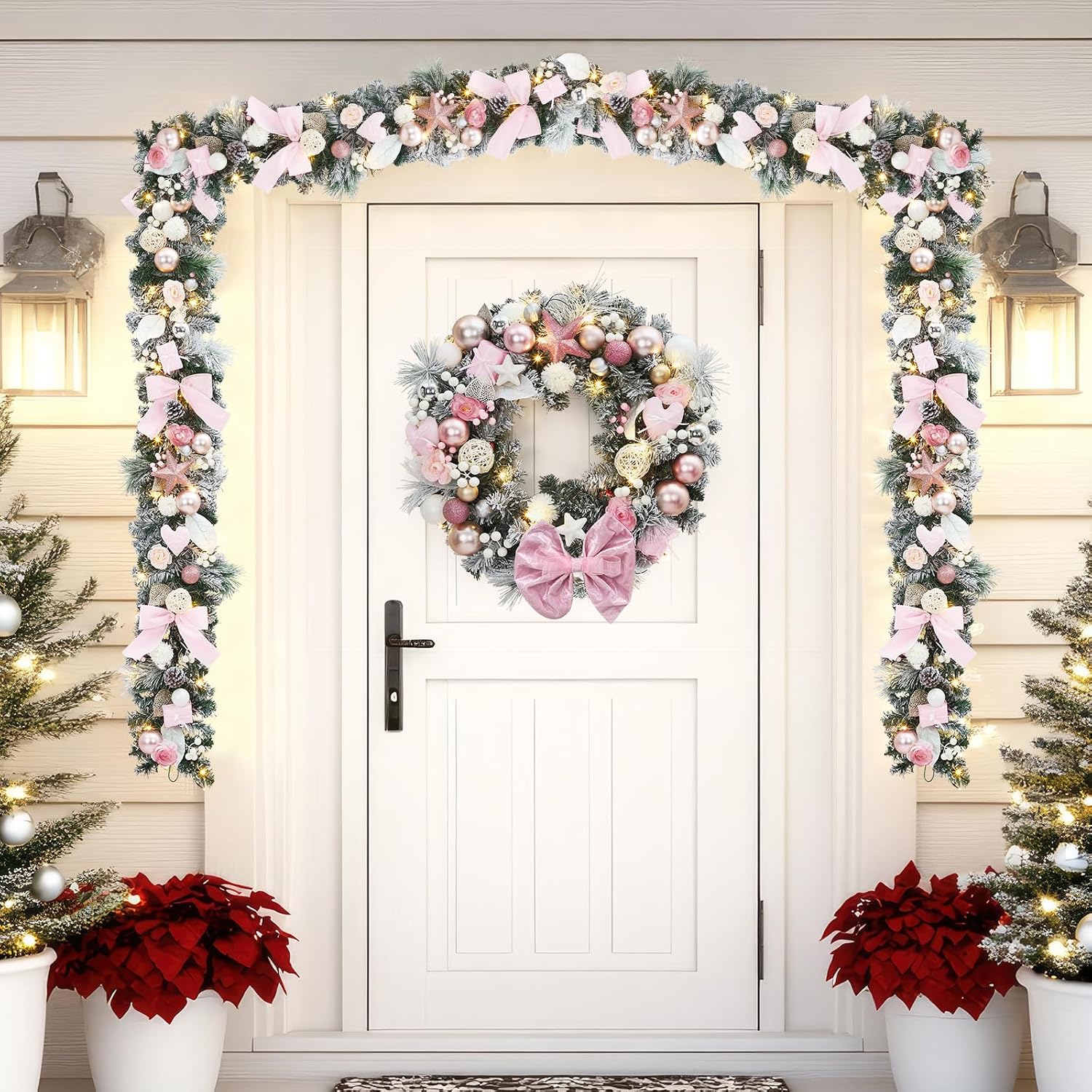 Garvee 24 INCH Christmas Wreat - Outdoor Lighting Effects 评论和价格