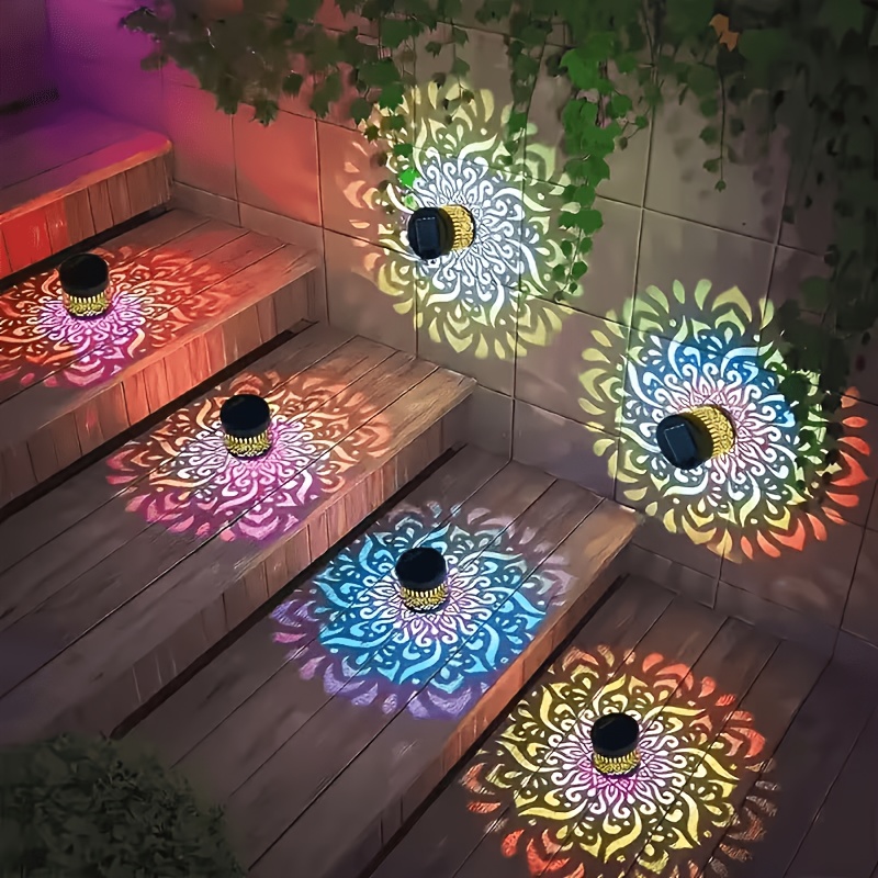 1/2/4 Packs Solar Fence Lights - Outdoor Lighting Waterproof 评论和价格