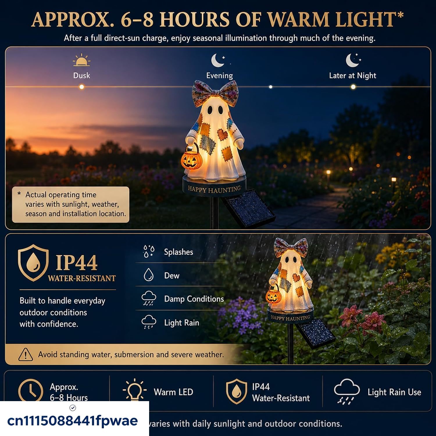 Solar Halloween Decorations Ou - Outdoor Lighting Pathway 评论和价格