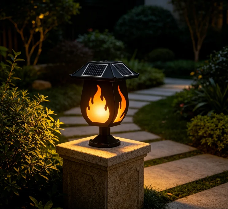 Solar Column Headlights Simula - Outdoor Lighting And Landscape 评论和价格