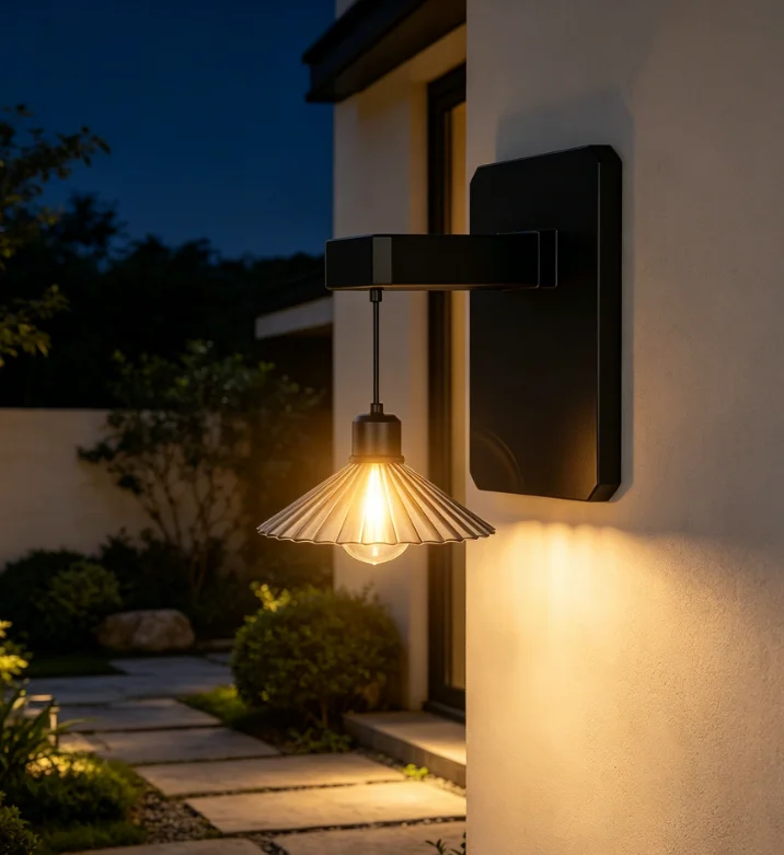 Solar Outdoor Wall Lamp Retro  - Outdoor Lighting Waterproof 评论和价格