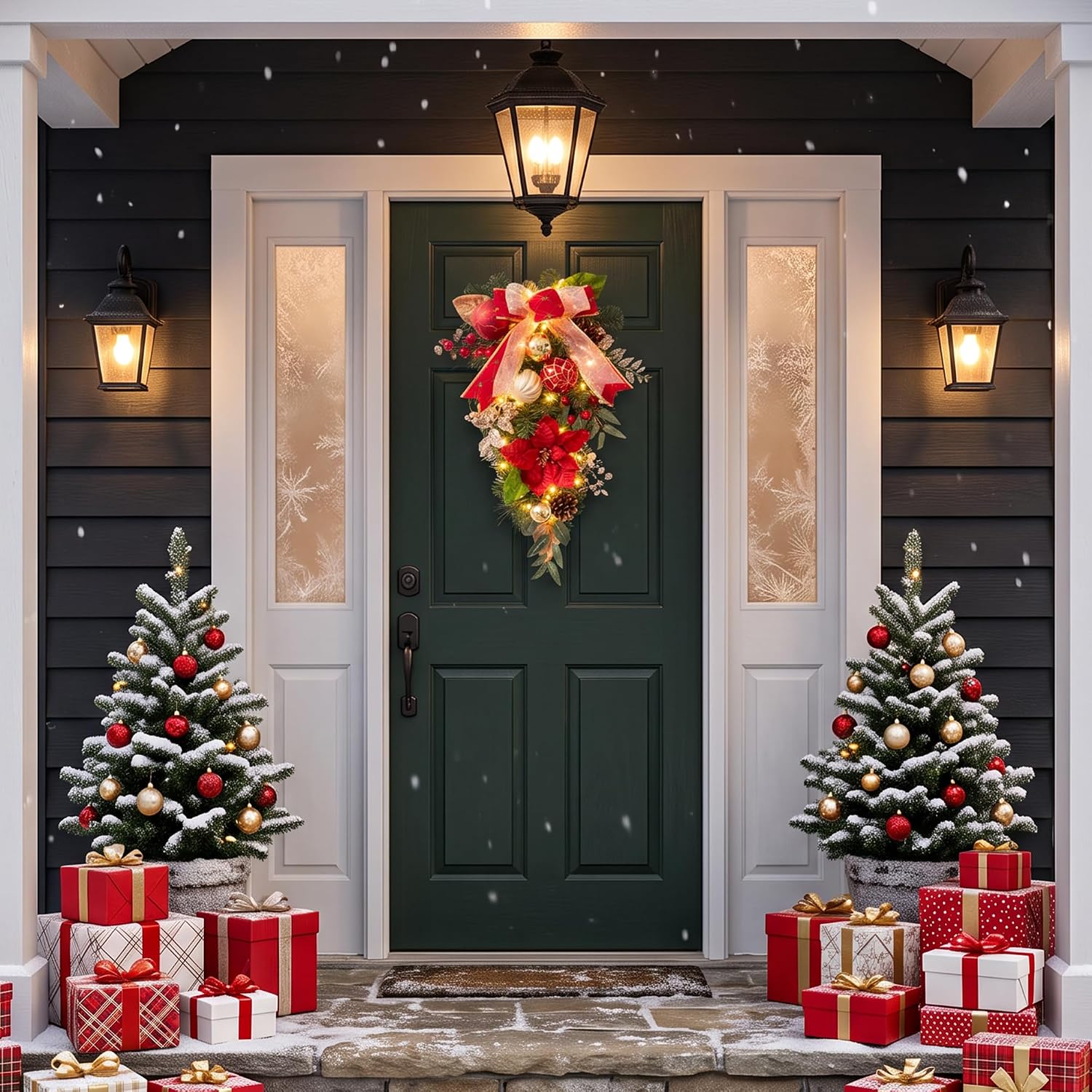 Garvee 24 Inch Christmas Upsid - Outdoor Lighting Effects 评论和价格