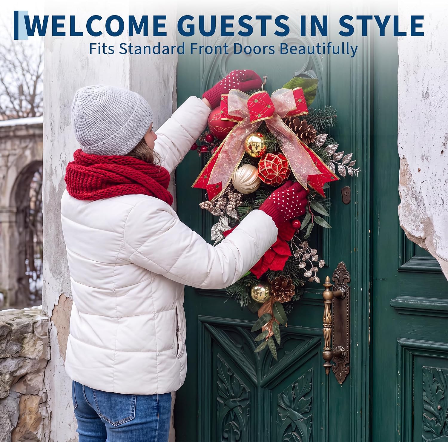 Garvee 24 Inch Christmas Upsid - Outdoor Lighting Effects 评论和价格