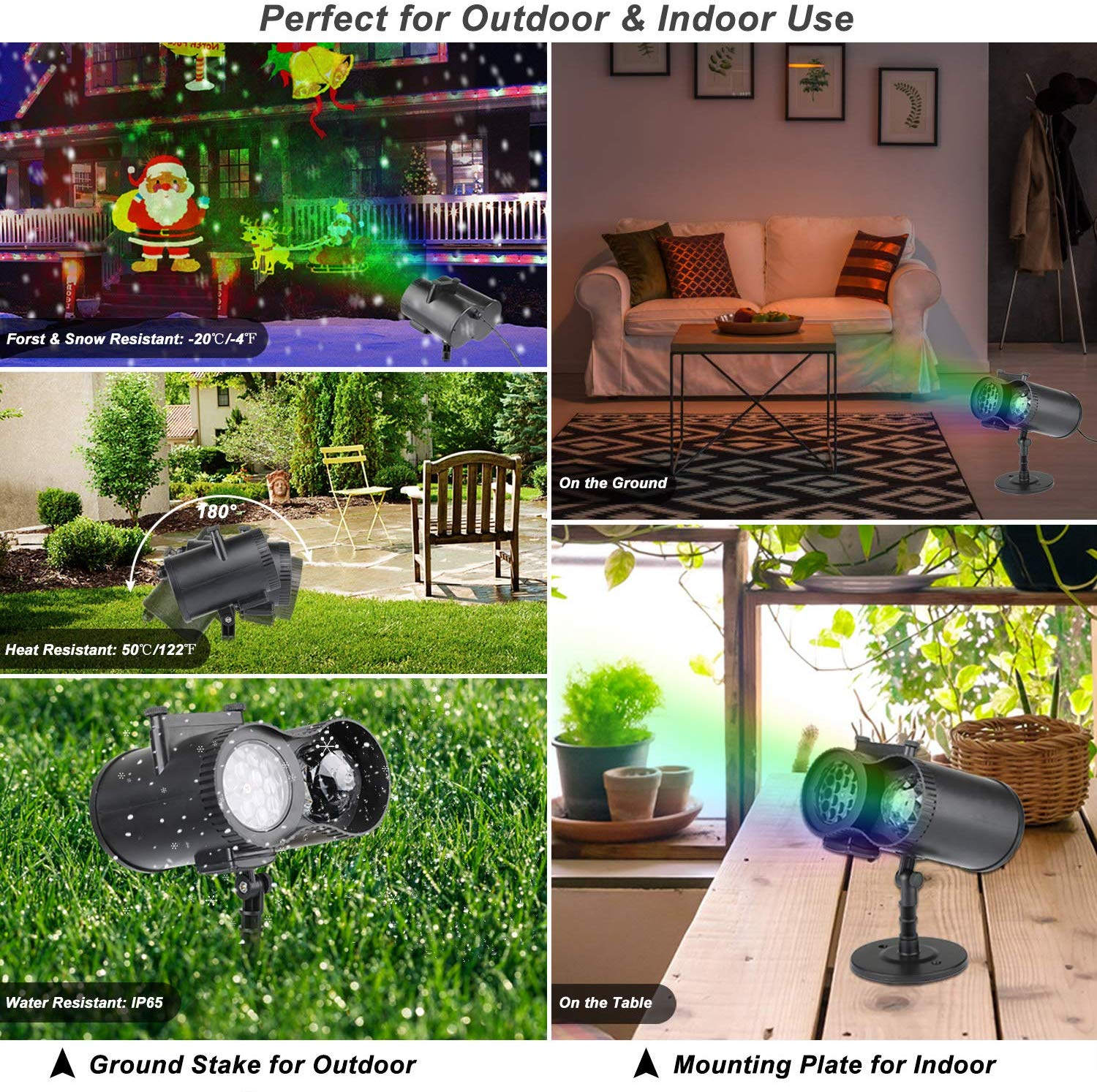 Holiday Outdoor Moving Christm - Outdoor Lighting Uk 评论和价格