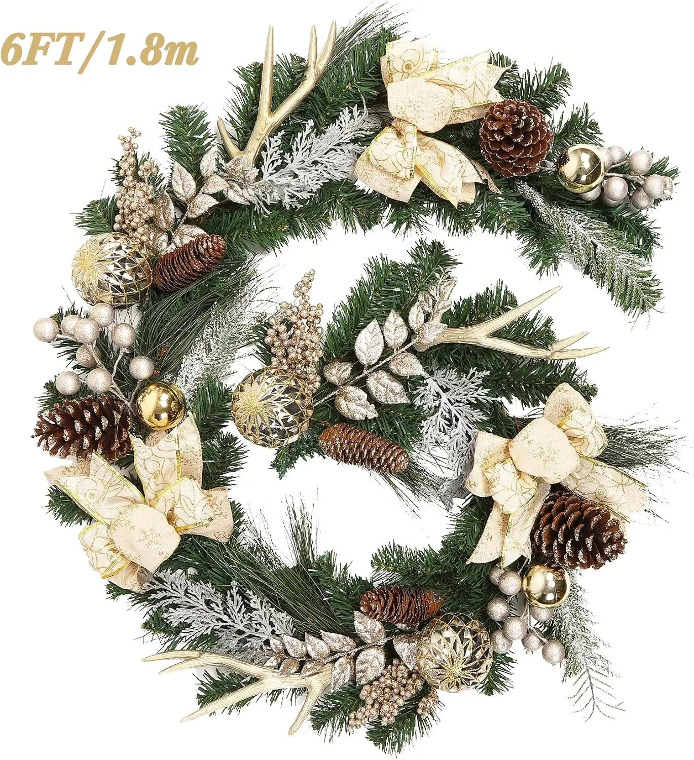 Garvee 6 ft Pre-Lit Christmas  - Outdoor Lighting Effects 评论和价格