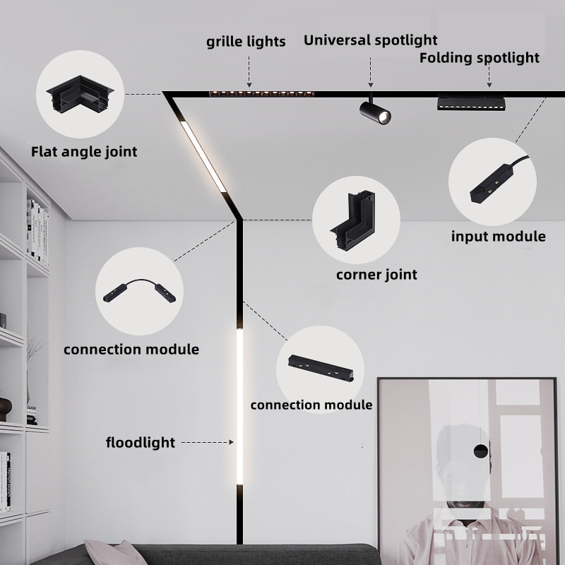 LED Magnetic Track Light Grill - Outdoor Lighting Track 评论和价格
