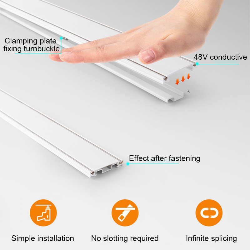 Smart Magnet Track Rail Lights - Outdoor Lighting Track 评论和价格